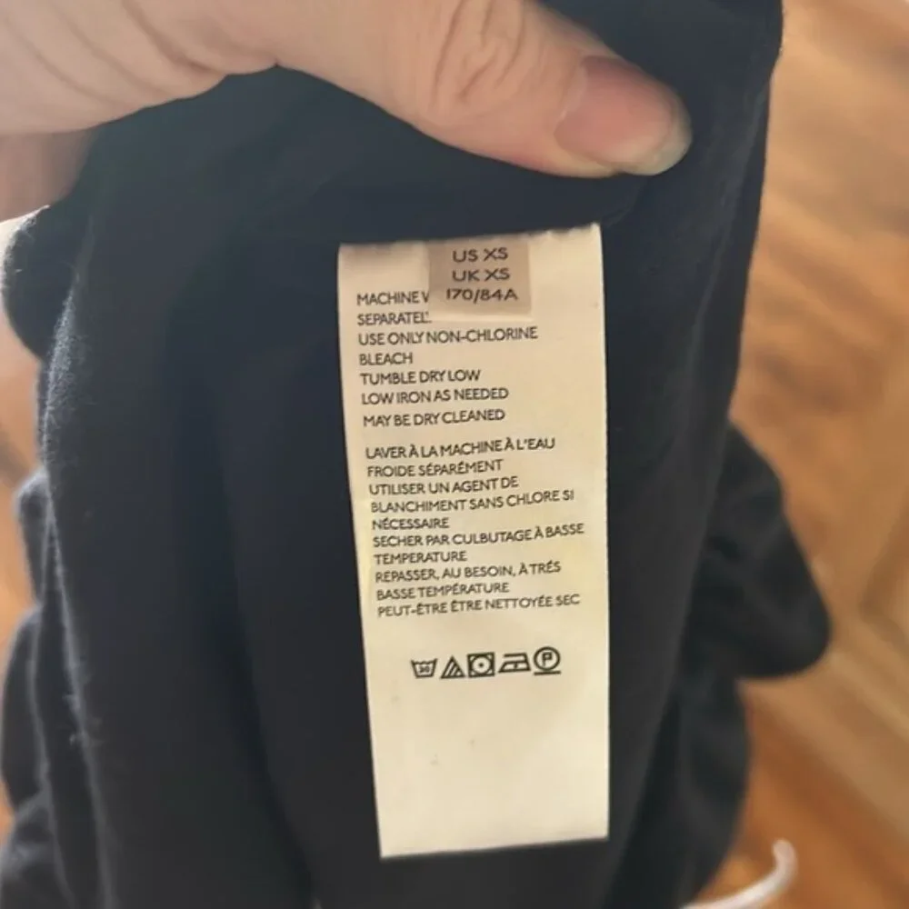 NEW FREE PEOPLE we the free bondi thermal in black xs